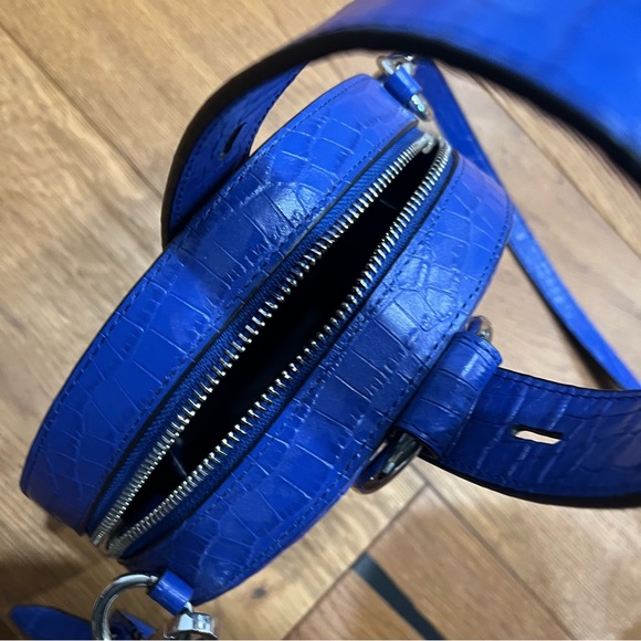 rebecca minkoff kate circle croc embossed bag - Picture 4 of 4